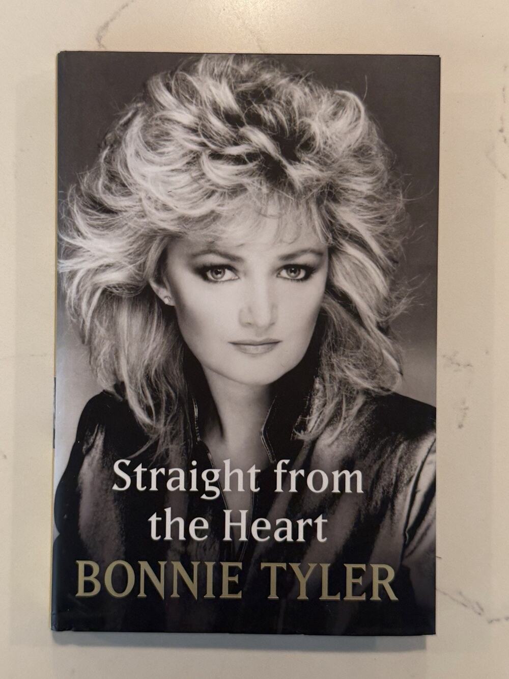Bonnie Tyler Autograph - Straight From The Heart - Signed Hardback Book
